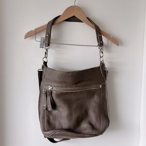 Roots Genuine leather bucket bag